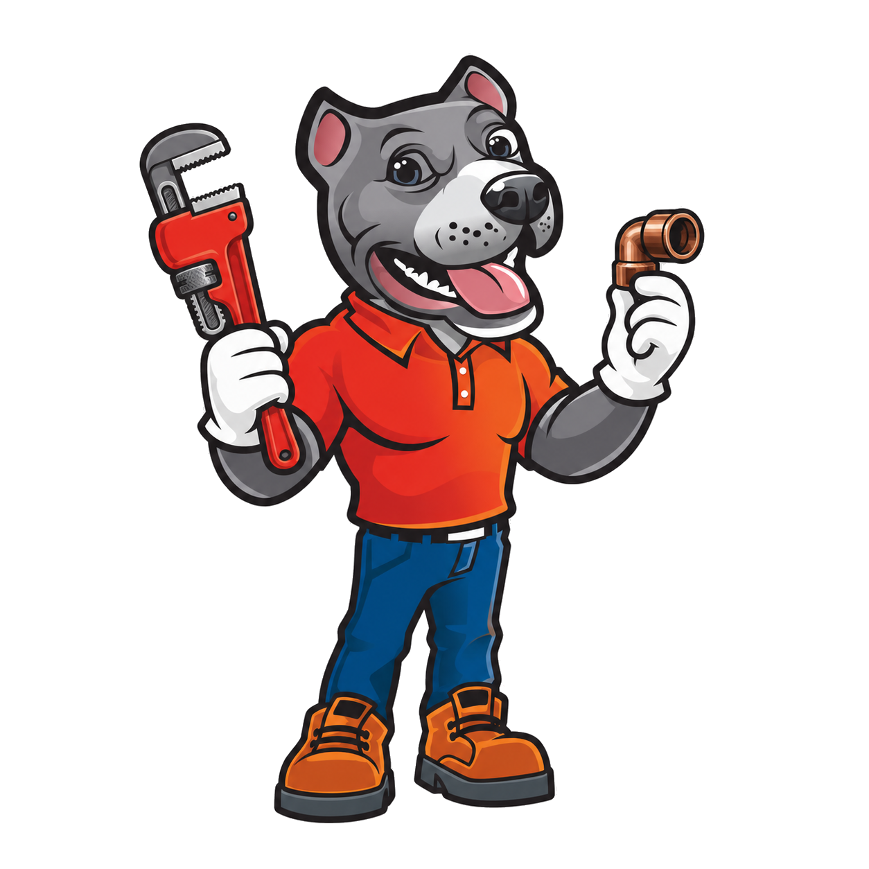 M3 Mechanical mascot providing licensed plumbing service
